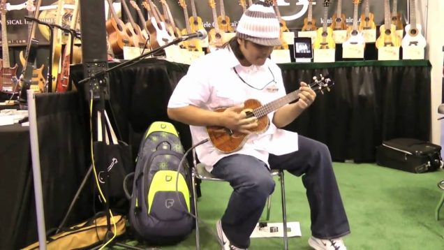 Derick Sebastian at the NAMM Show 2011