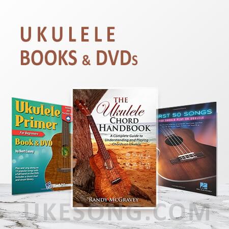 ukulele books and DVDs