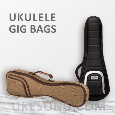 Woodi USA 21 Ukulele Gig Bag WUC-21PF Padding Carry Case Waterproof Gig Bag For Soprano Uke 