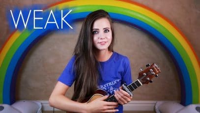 WEAK – AJR -Ukulele Cover Tiffany Alvord