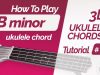 B minor ukulele chord