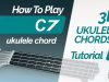 c7 ukulele chord