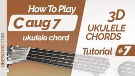 Caug7 Ukulele Chord Learn To Play C Augmented 7 Th Chord Ukesong