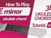 E minor ukulele chord