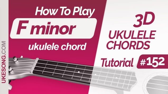 F minor ukulele chord