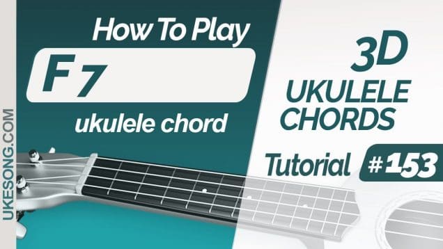 F7 ukulele chord