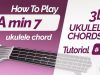Am7 ukulele chord