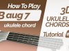 Baug7 ukulele chord