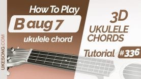 Baug7 ukulele chord
