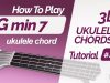 Gm7 ukulele chord