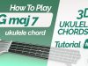 Gmaj7 ukulele chord