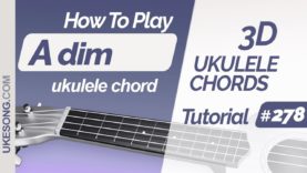 Adim ukulele chord
