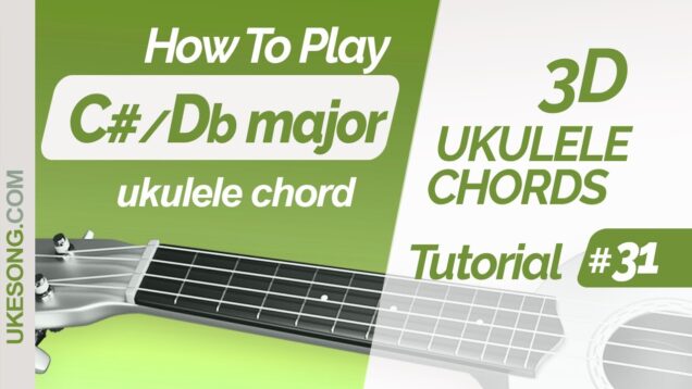 C# / Db ukulele chord