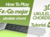 F# / Gb ukulele chord
