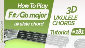 F# / Gb ukulele chord