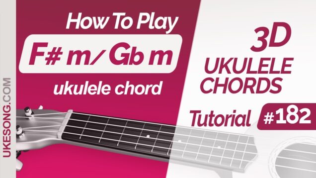 Gbm ukulele chord